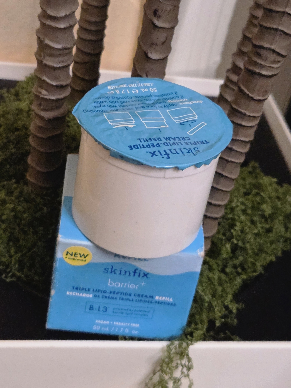 Skinfix Barrier+ Triple Lipid-Peptide Cream Refill 50mL 1.7oz New Sealed